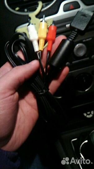 PS3, ps2 AV кабель тюльпаны для ps3 новый