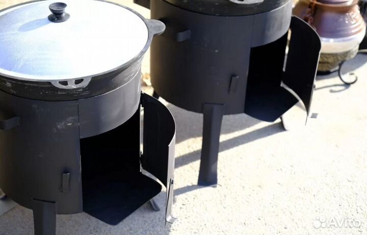 Казан чугунный узбекский 16 литров + шумовка 40 см