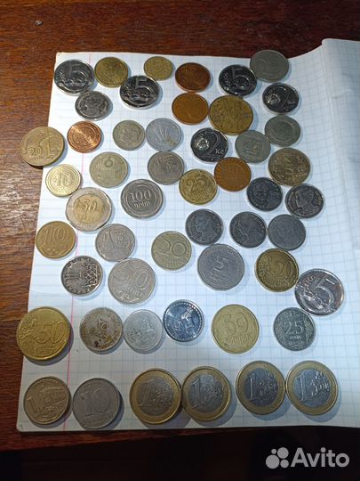 Монеты разные
