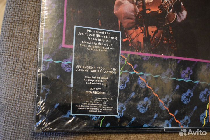 Johny guitar Watson винил USA