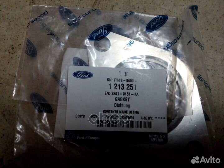 Прокладка системы выпуска ford 1 213 251 1 213 251