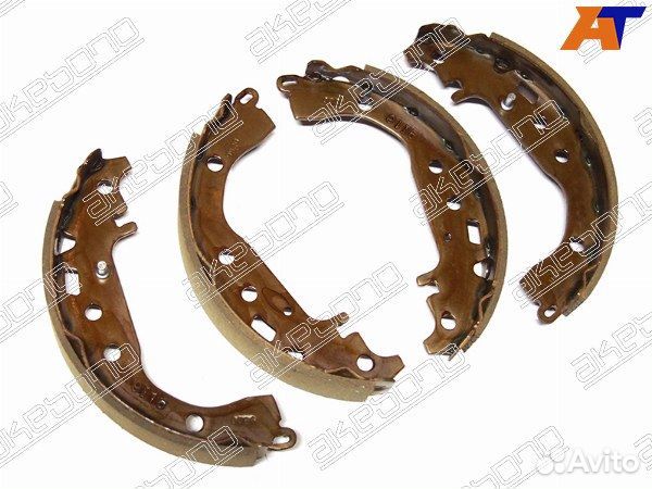 Колодки тормозные задние toyota vitz