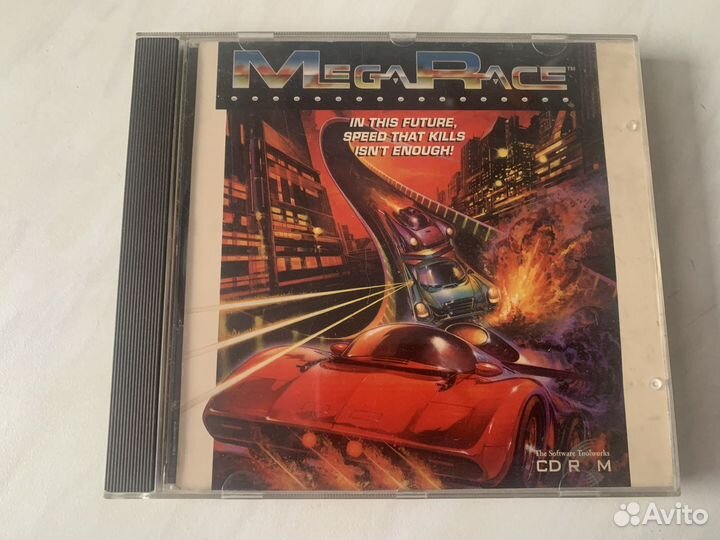 Компьютерная игра MegaRace 1993 года раритет