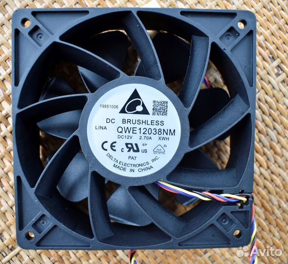 Вентилятор кулер для асиков Antminer, Innosilicon