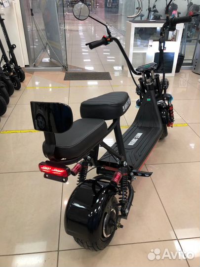 Электроскутер CityCoco White Siberia mini R 1200W