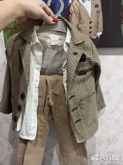 Костюм классический 3-ка на 2-3 года на мальчика