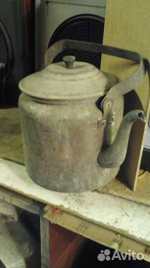 Чайник медный старинный