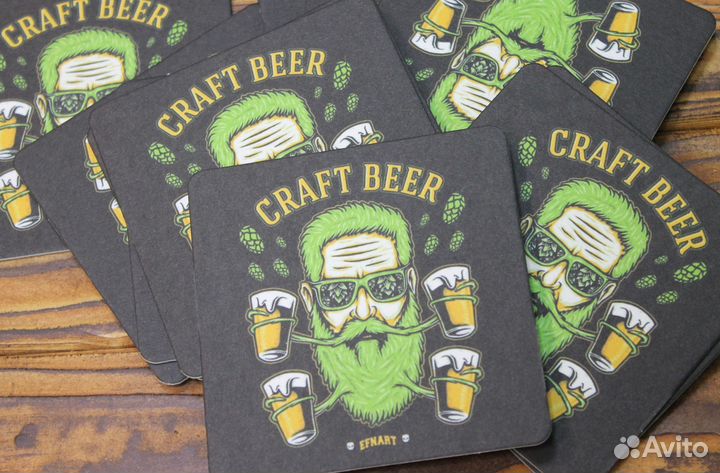 Бирдекели для кафе с вашим лого оптом