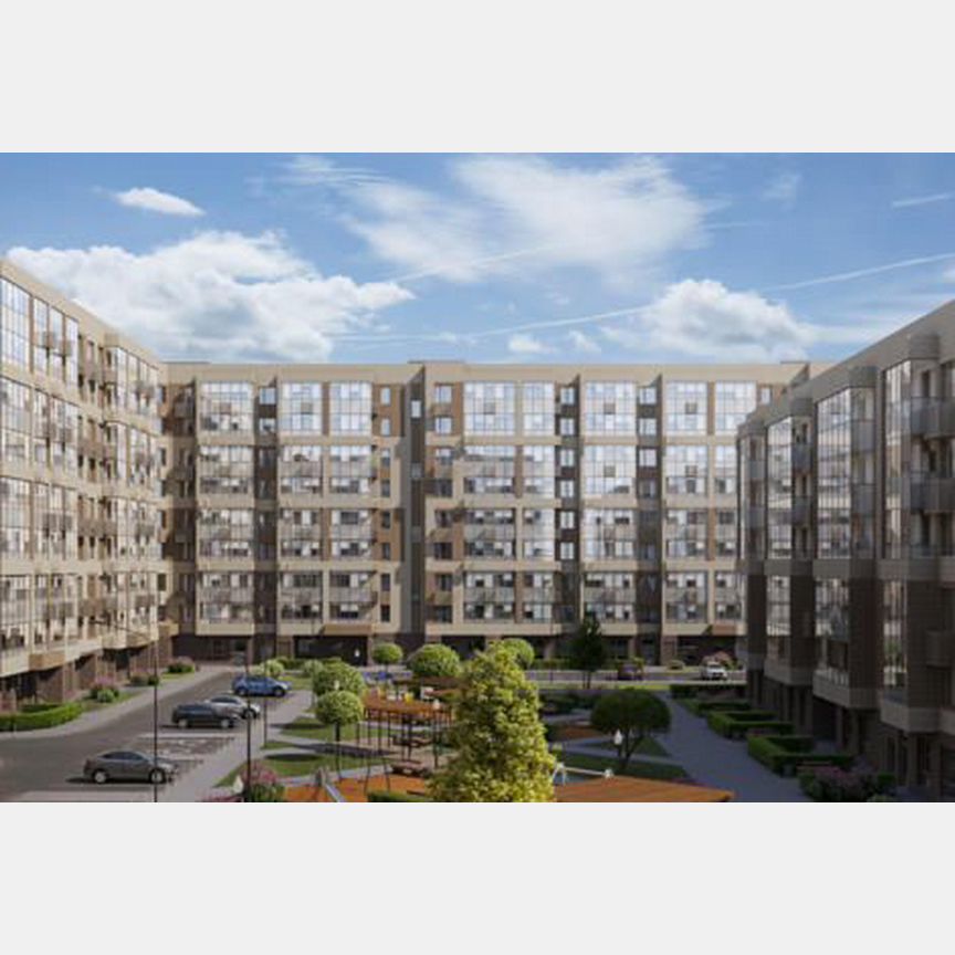 2-к. квартира, 62,3 м², 4/9 эт.