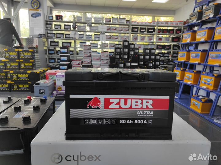 Аккумулятор 80Ач 780А Zubr (Exide) Premium обратка