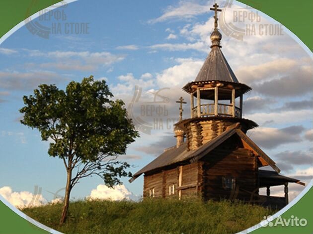 Сборная модель часовни из деревни Вигово 1:60