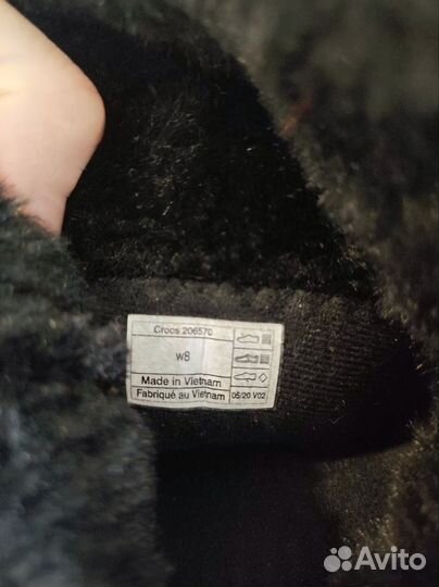 Crocs сапоги женские w8