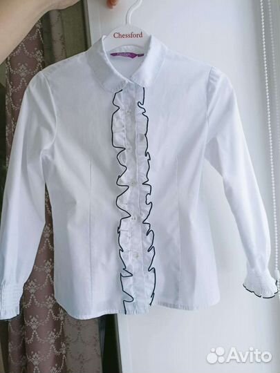 Блузка школьная 122, 128