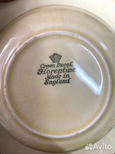 Редкие антикварные миски Crown Ducal