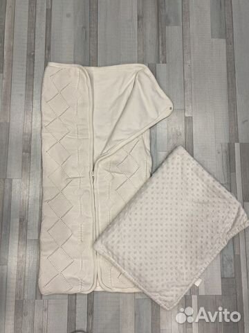 Плед-конверт для новорожденных и плед плюш