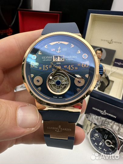 Часы ulysse nardin с открытым сердцем