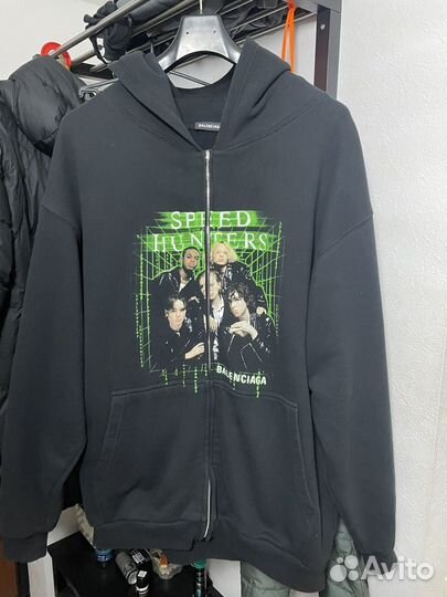 Зип худи balenciaga
