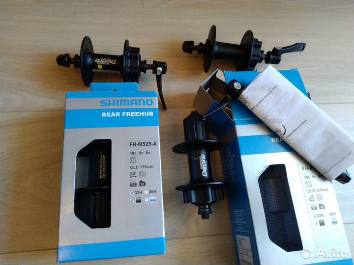 Втулки shimano deore (комплект)