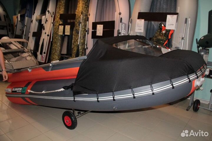 Надувная лодка Гладиатор Е380X нднд фб