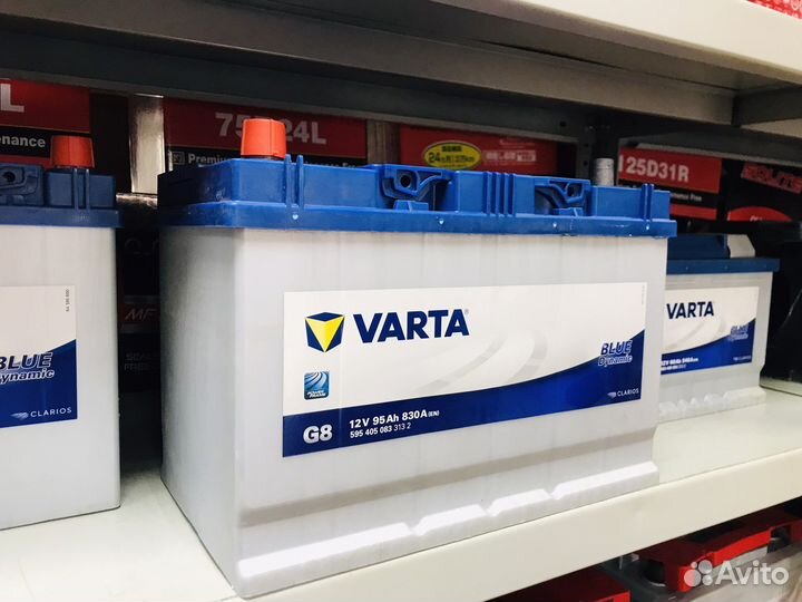 Аккумуляторы Varta 95 Asia