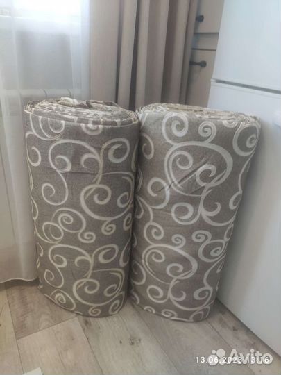 Шторы.Ткань для штор лён.Отрез/ Пошив