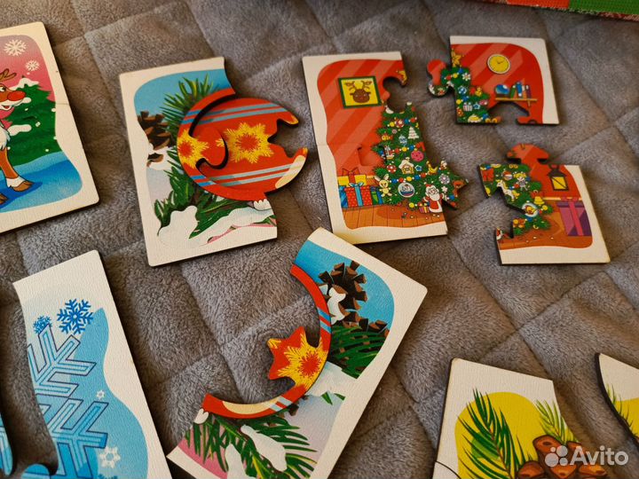 Развивающие игрушки. Пазлы из дерева