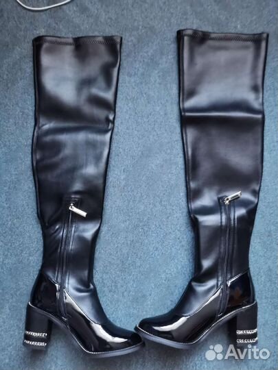 Сапоги ботфорты