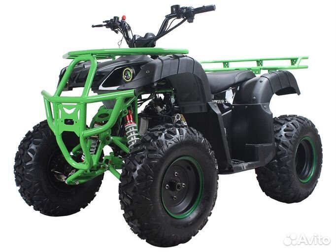 Квадроцикл avantis hunter 200 (баланс. вал) зелены