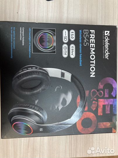 Беспроводные наушники defender freemotion b545