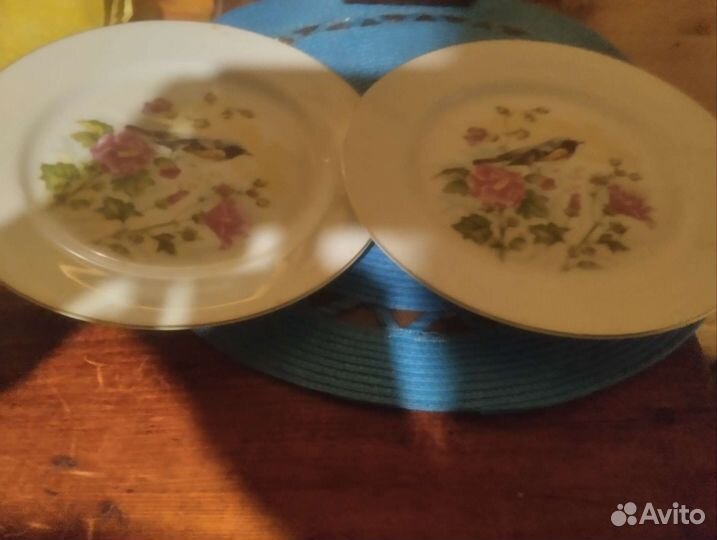 Тарелка канарейка Япония 3 тарелки