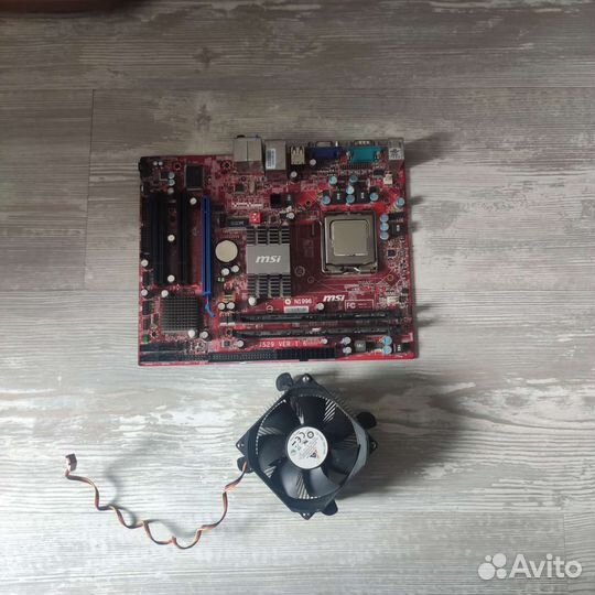 Материнская плата 775(комплект)