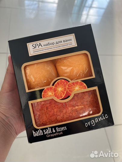 Подарочный набор:Бомбочки,соль для ванны