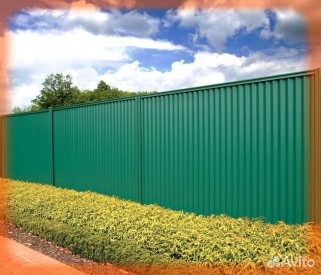 Забор из профлиста