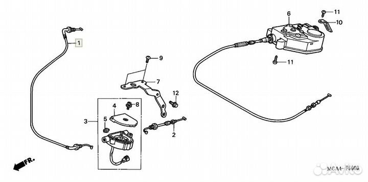 Honda Трос газа 
