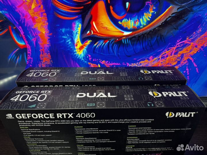 NEW Видеокарта Nvidia GeForce RTX4060 8GB Ситилинк