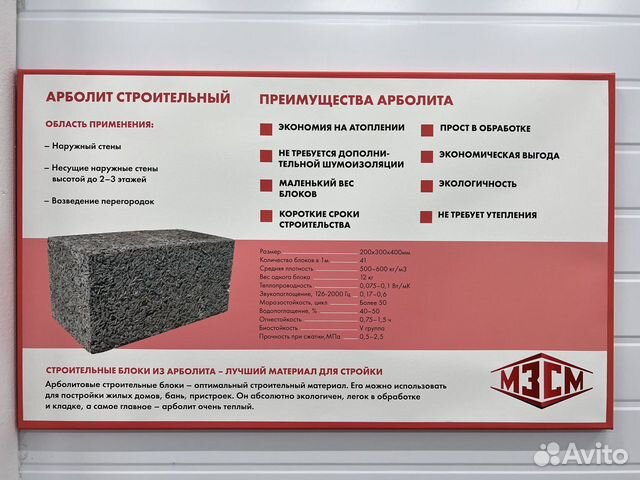 Арболит для гаража 5х7 метра