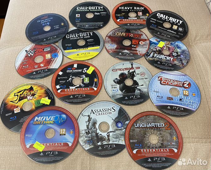 Диски для PS3 (цена за все)