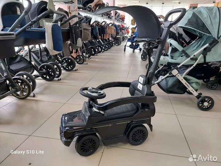 Детская машинка каталка mercedes