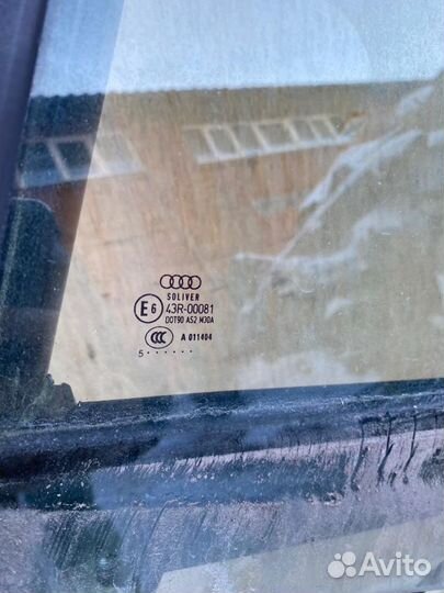 Стекло заднее левое Audi A6 C6