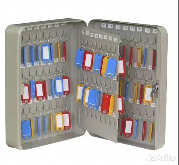 Ключница настенная металлическая на 96 ключей
