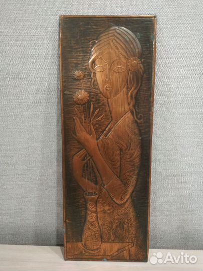 Чеканка медная СССР