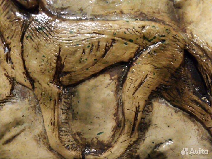 Керамический рельеф(плакетка) салуки