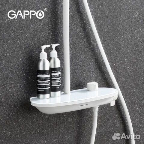 Душевая система Gappo G2495-88 белая