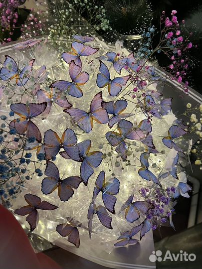 Букеты из роз/бабочек