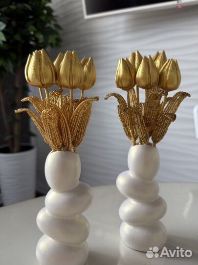 Тюльпаны ручная работа