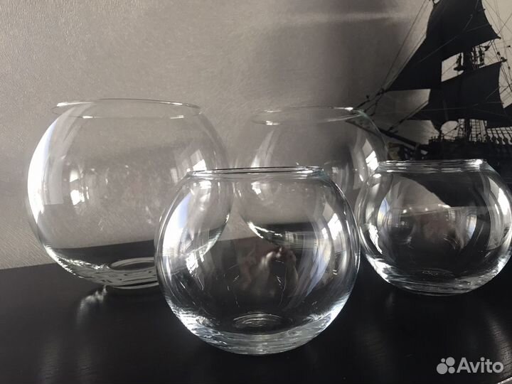 Вазы 4шт Кронт Икеа