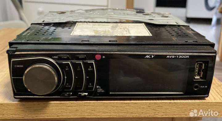 Магнитола ACV красная подсветка