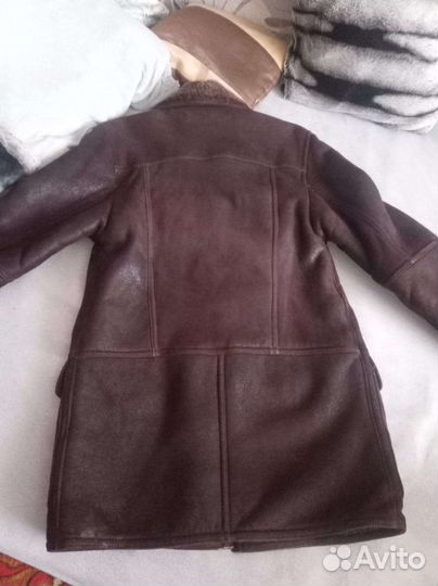 Кожаная дубленка мужская