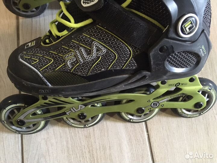 Ролики Fila Wizy Alu Lime