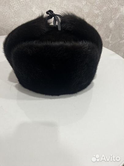 Норковая шапка мужская 58